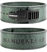 MANUEKLEAR Lifting Belt Lever for Men Women, 10mm Quick Locking Lever Belt Weightlifting with Adj...