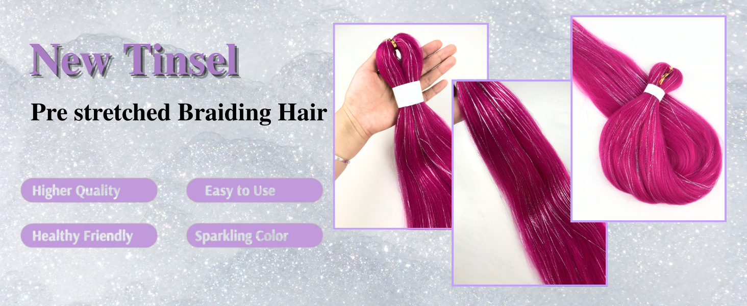 Tinsel Braiding HAIR