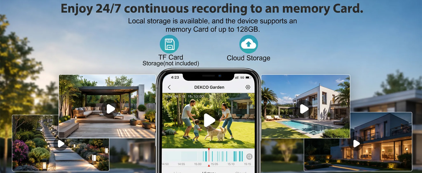 house cameras with audio and video