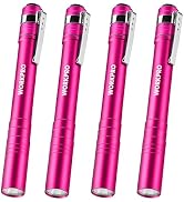 WORKPRO LED Pen Light, Aluminum Pen Flashlights, Pocket Flashlight with Clip for Inspection, Emer...