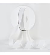 MEEDEE White Grosgrain Ribbon 1 Inch Grosgrain Hair Ribbon 50 Yards Per Roll Thick White Ribbon f...