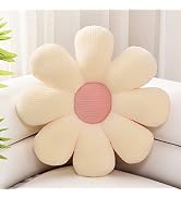 Sioloc Flower Shaped Throw Pillow,Cute Room Decor & Plush Floor Seating Butt Cushion for Bedroom ...