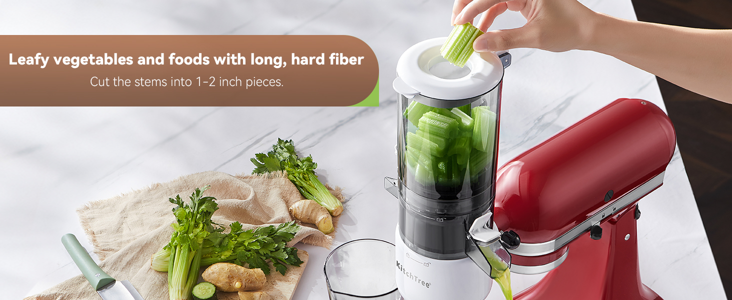 cold press juicer attachment for kitchenaid