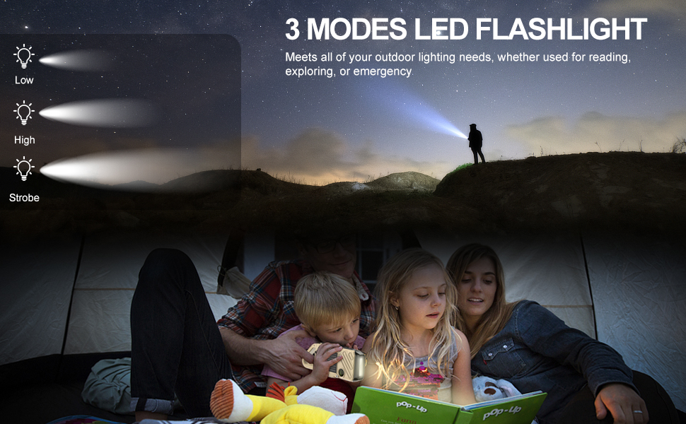 hand crank flashlight