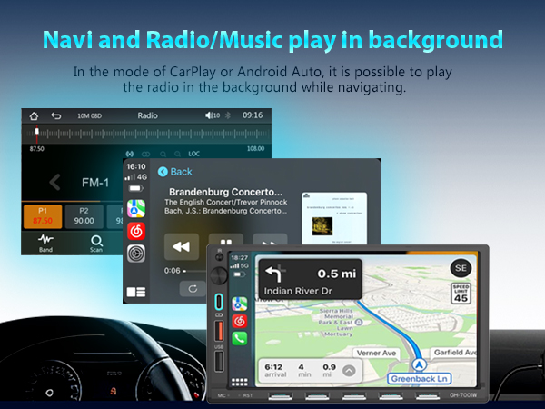 Navi with radio