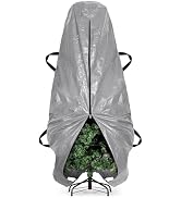 BALEINE Upright Christmas Tree Storage Bag, 7.5 ft Tear Resistant PE Material Christmas Tree Bag ...