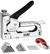 NEU MASTER 3 in 1 Staple Gun, Manual, Heavy Duty with Stapler Remover and 2000Pcs Staples for Uph...
