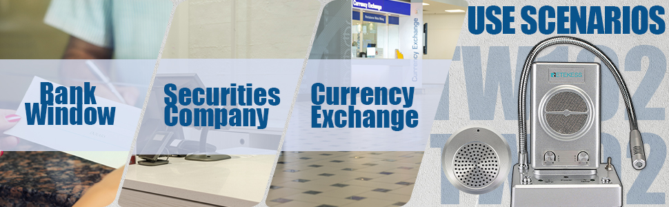 ticket window speaker