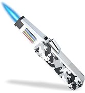 JETPRO Butane Torch Lighter One-Hand Operation Lighter Adjustable Jet Flame with safety lock Kitc...