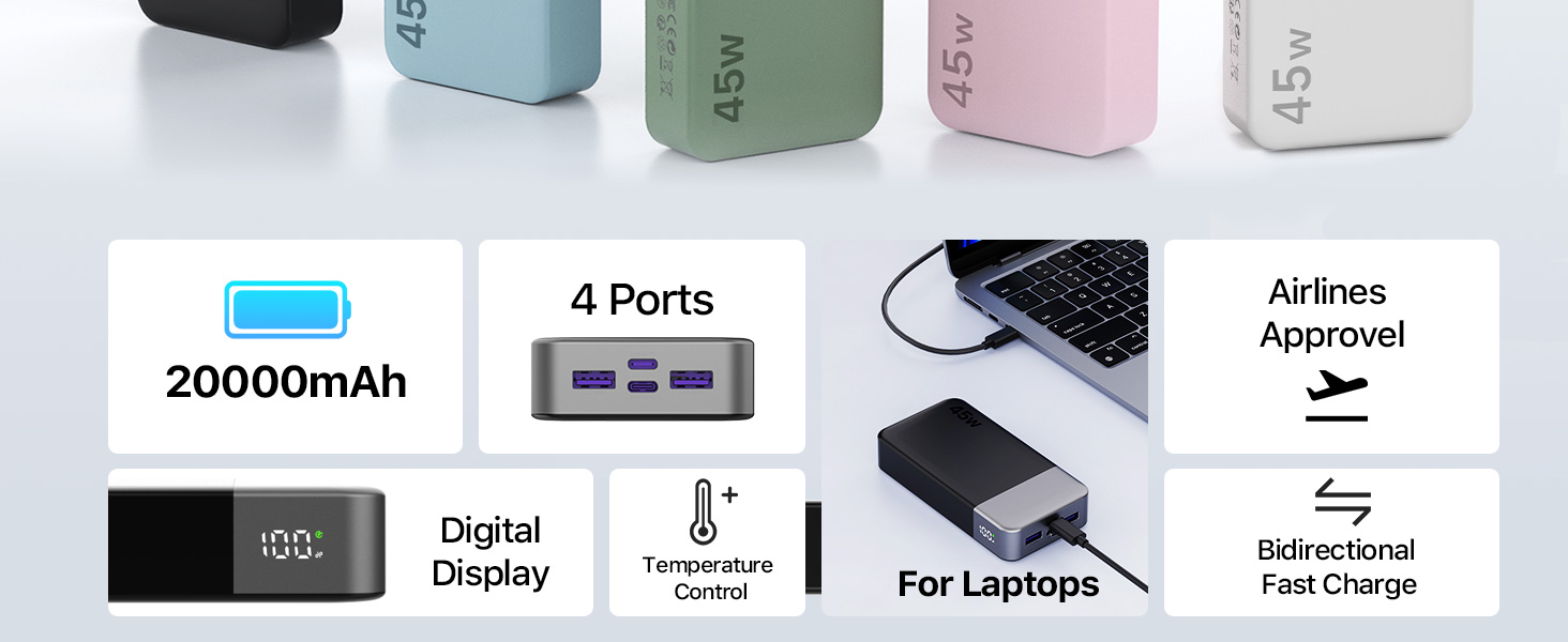 45W Laptop Fast Charging