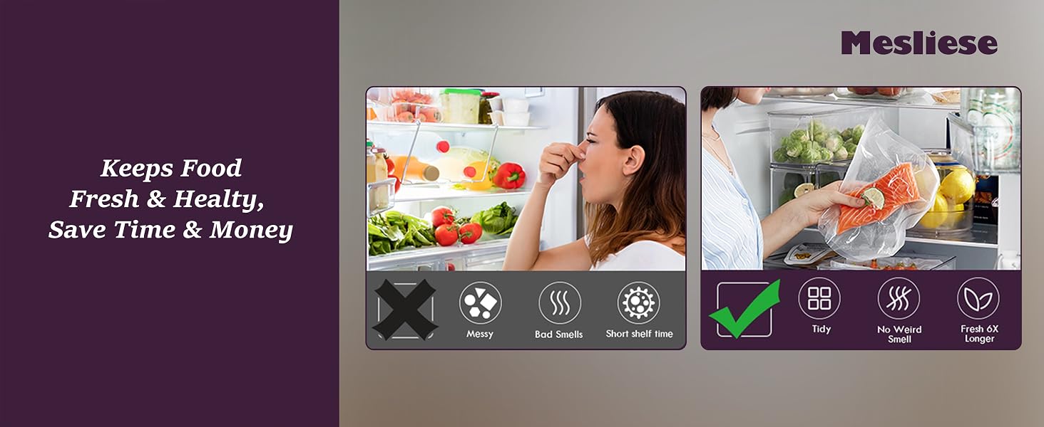 keep your food fresh longer perfect for storage and orgnization save time space and money