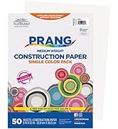 Prang (Formerly SunWorks) Construction Paper, White, 9