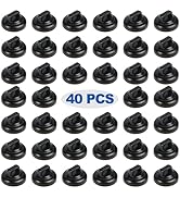 CNHABAGU Magnetic Cable Zip Tie Mounts Clips Multipurpose Zip Ties Mount Base Holder Black Wire C...