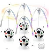 Soccer Theme Fly Fans for Tables, Portable Food Fans to Keep Flies Away, Indoor & Outdoor Bug Fan...