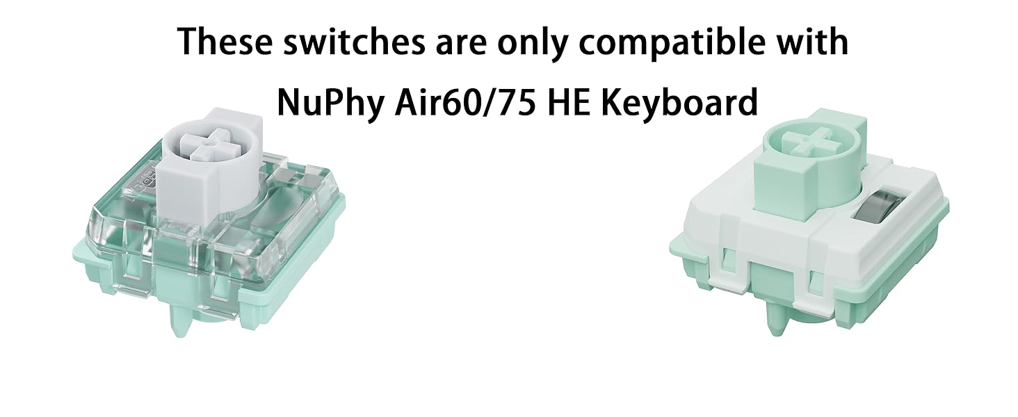 gateron low profile magnetic jade switches compatibility