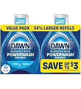 Dawn Powerwash Fresh Dish Spray, Liquid Dish Soap 2 Refills, 43 Fl Oz