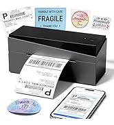 Omezizy Bluetooth Shipping Label Printer 4x6, 249BT Thermal Label Printer 4x6 for Small Business,...