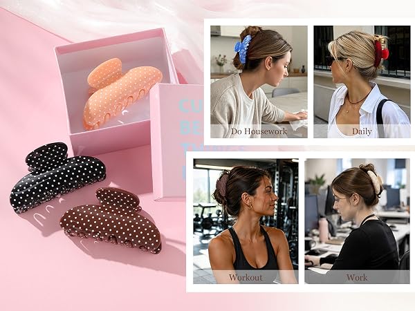 Non-slip Strong Hold Barrettes