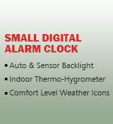 U-Trak Digital Alarm Clock Battery Operated