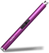 MeeToo Candle Electric Lighter Rechargeable USB Type-C Lighters for Candle BBQ Camping Fireworks ...