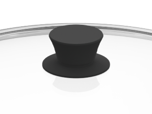 CnSneg 8 Inch Pan Lid For Pots Pans and Skillets, Cast Iron Skillet Lid, Tempered Glass Pan Lids