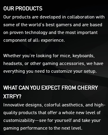 brand story cherry xtrfy two