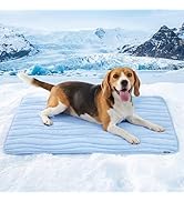ZOMISIA Cooling Mat for Large Dogs - Thin Portable Pet Cooling Pad, Breathable and Washable Cool ...