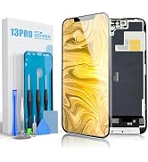 Screen Replacement for iPhone 13 Pro, 6.1 Inch Full HD LCD and Touch Digitizer Assembly Includes ...