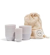 The Silicone Kitchen Reusable Silicone Baking Cups Gift Set Bundle, 24 Regular Baking Cups, 12 Ju...