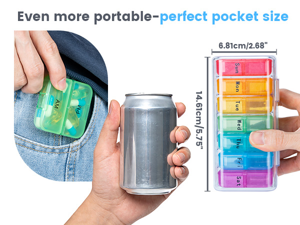 2 week pill organizer 2 times a day