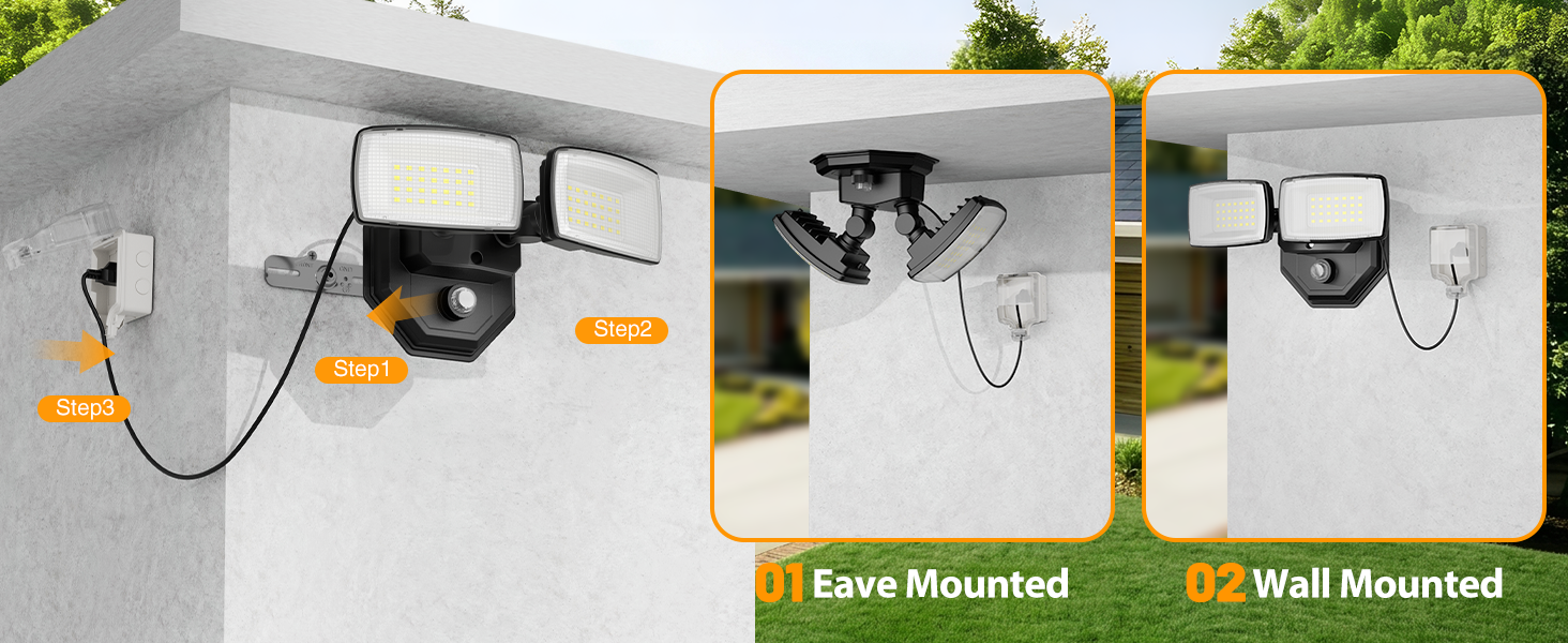 dusk to dawn flood lights outdoor
