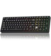 LEOBOG HI98C Pro Wireless Mechanical Gaming Keyboard, Tri-Mode Wired/2.4G/BT5.0 Hot Swappable Alu...