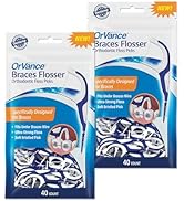 OrVance Braces Flosser - Designed for Braces for an Easy & Effective Clean, Ultra Strong Floss - ...
