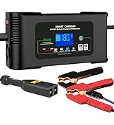 15Amp Golf Cart Battery Charger, 36V/48V Smart Car Battery Charger with LCD Display, Lithium,Life...