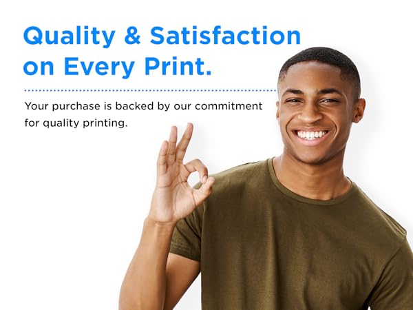 A satisfied customer when using CMYi ink cartridges