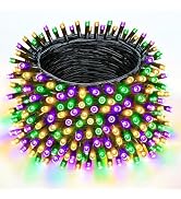 200 LED Extendable Green Yellow Purple Mardi Gras Lights Outdoor Indoor | 75.8FT, Timer & Memory ...