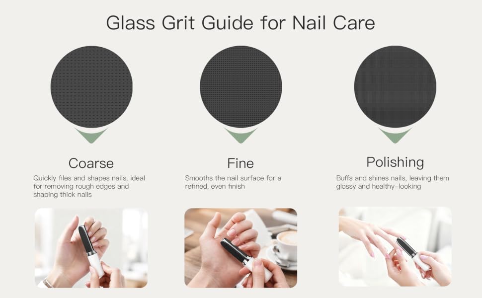 3-in-1 Glass Nail File