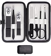 Nail Clipper Set Manicure Set Men Manicure Kit with Portable Travel Case Toe Finger Nail Clippers...