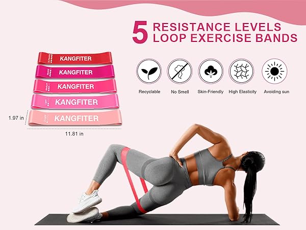 KANGFITER Pilates Ring Set