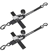Ayaport Boat Tie Down Straps to Trailer (Stainless Steel Ratchet) 5 Feet, 2400lbs Break Strength ...