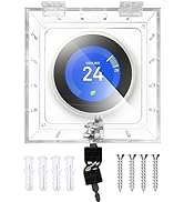 groword Thermostat Lock Box with Key Thermostat Cover Universal Thermostat Lock Box Clear Small T...