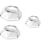 WsjiaboFux 6Pcs Transparent Acrylic Ball Display Stand Hexagon Spheres Holders Crystal Ball Base ...