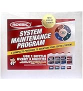 Roebic SMP-1000-PAK-1 Complete Septic System Maintenance Kit: 4 Quarts, Pack of 1, All-in-One Sol...