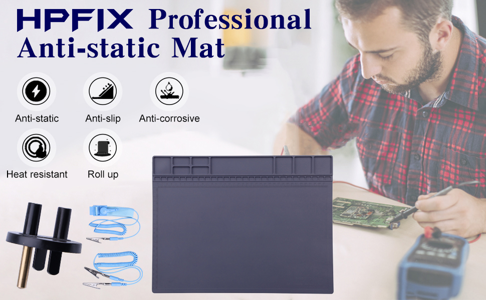 ESD Safe Anti-static Mat for Electronics Repair