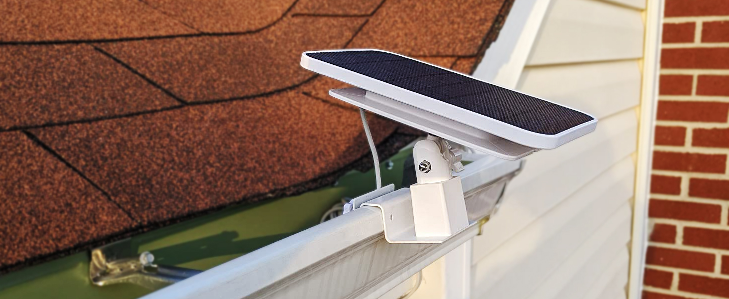solar panel gutter mount