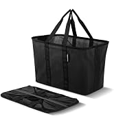 CleverMade EcoBasket Collapsible Tote Basket – Reusable Grocery Tote
