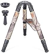 Carbon Fiber Bowl Tripod, ARTCISE AS90CG Camouflage Heavy Duty Bowl Tripod with 75mm Bowl and Bow...
