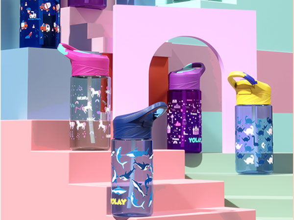 Kids water bottle, leak proof kids water bottle, kids bottle with lid, water bottle for school