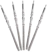 Labriciyon 5Pcs Silver Movement Watch Steel Stem Crown Kit Watch of Parts NH35 NH36 NH38 NH39 Mov...