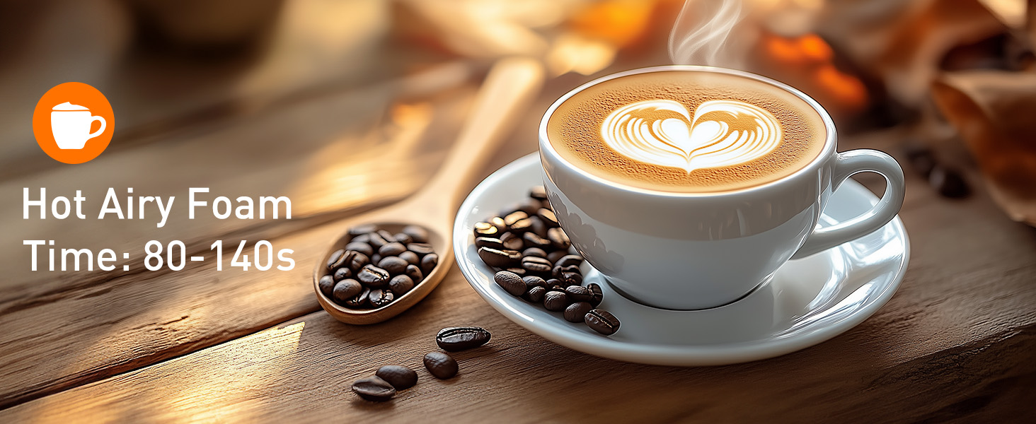 milk frother and steamer